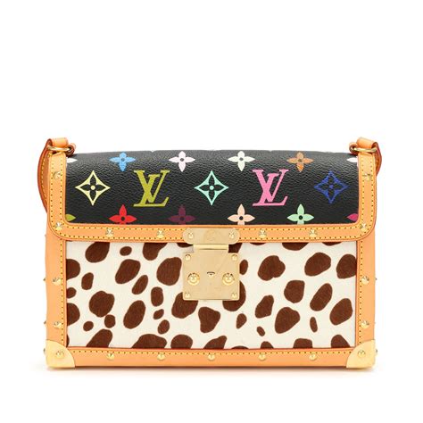 Louis Vuitton Pony hair makeup bag with extra pieces